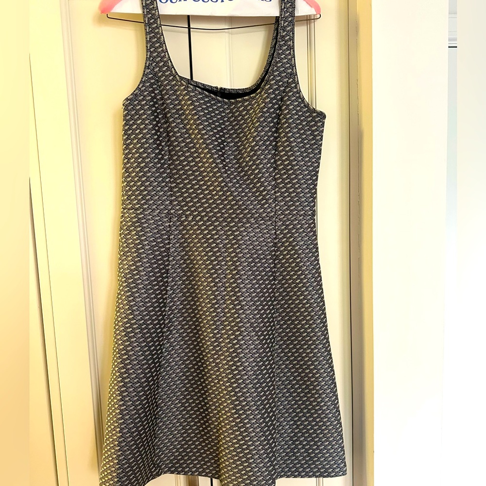 Theory Sleeveless A Line Trekana Textured Fabric Dress Size 8